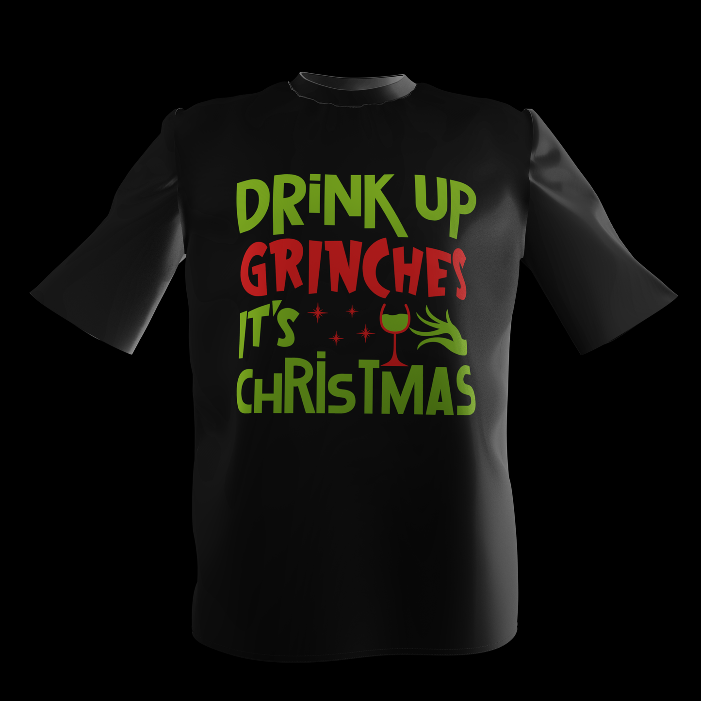 Tricou Craciun Drink UP Grinch - RXS DESIGN
