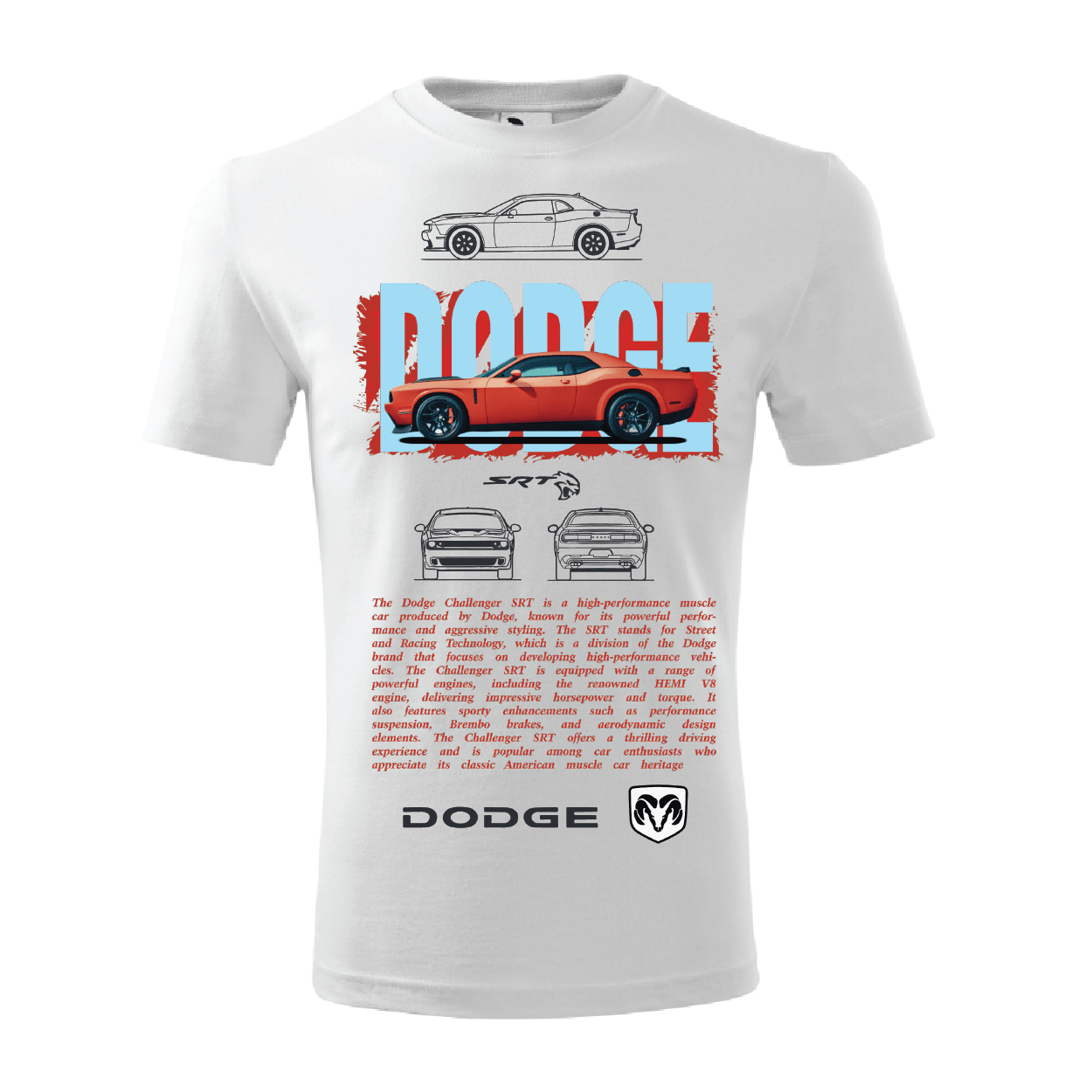 Tricou Dodge SRT Hellcat Demon