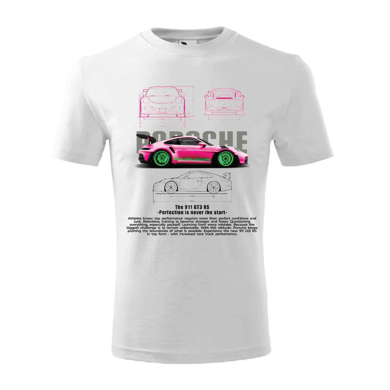 Tricou Porsche GT3 RS Roz