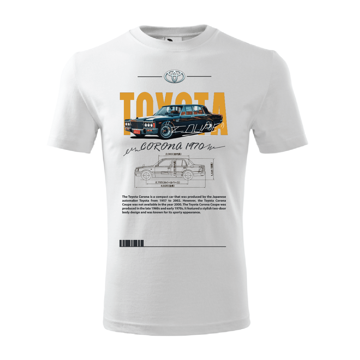 Tricou Toyota Corona 1970 Color