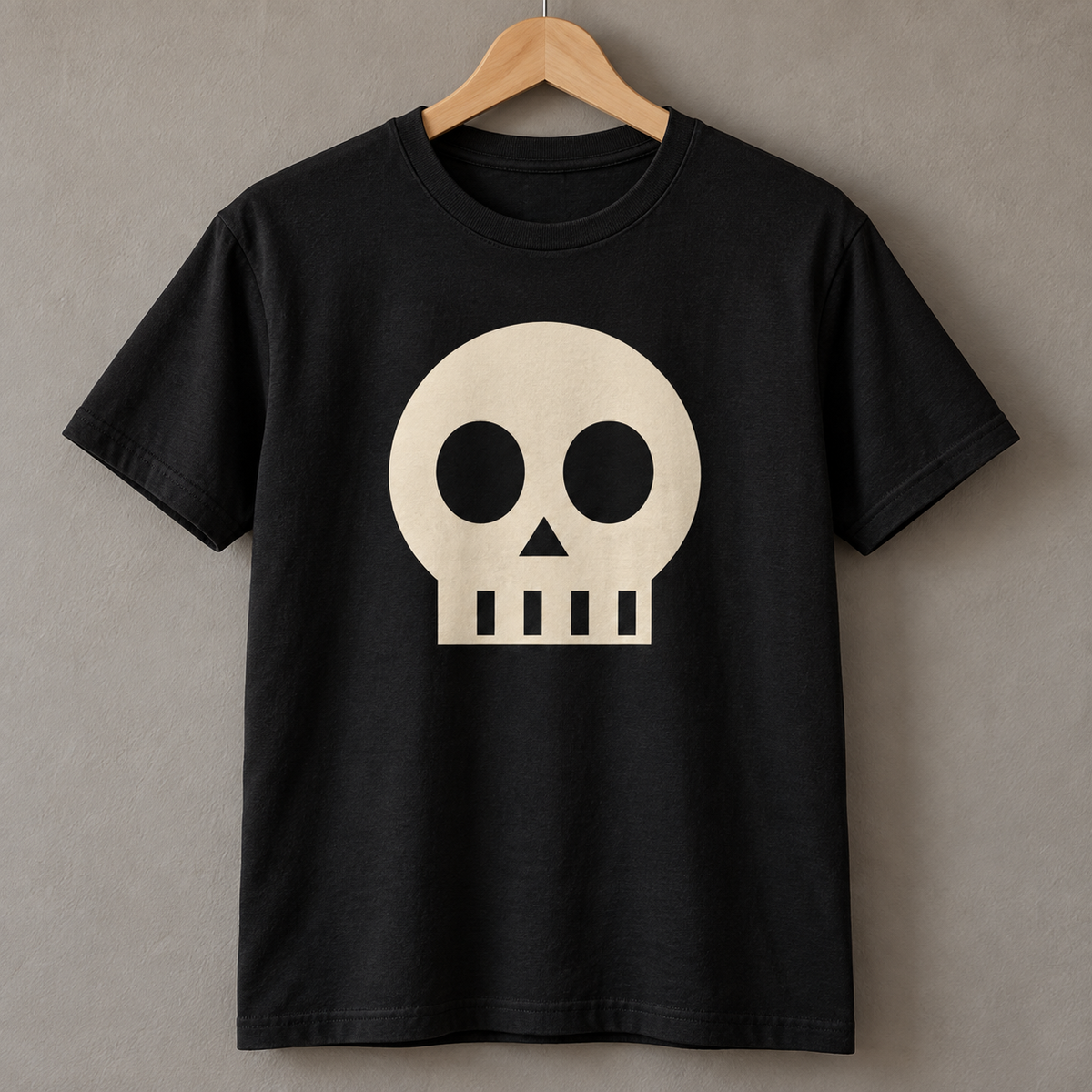 Tricou Halloween – Craniu decorativ – prezentare ilustrativă
