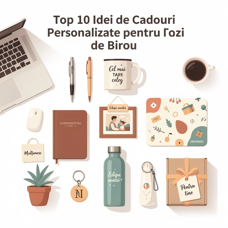Top 10 Idei de Cadouri Personalizate pentru Colegii de Birou