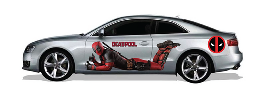 Autocolant Deadpool Funny - Grafica Auto
