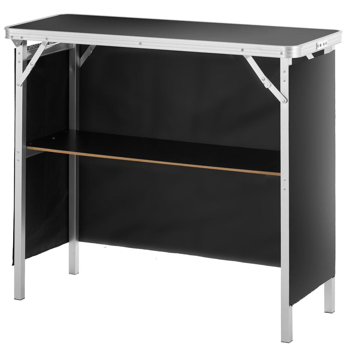 Masă promoțională pliabilă cu perete și logo inclus, 97,5 × 38,5 × 87 cm