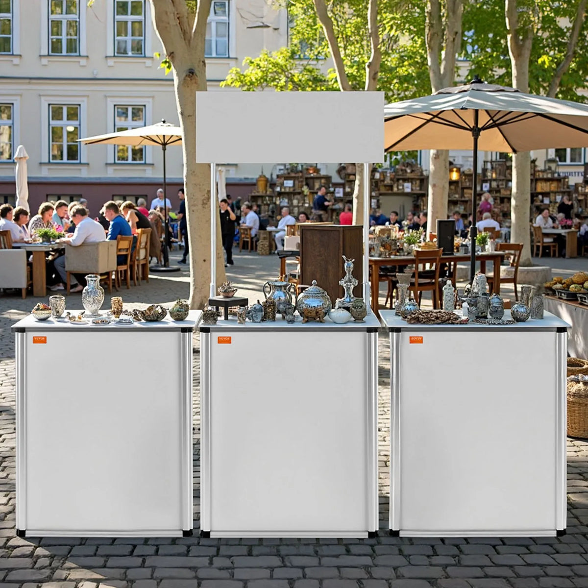 Podium pop-up înalt cu logo inclus, 78,5 × 38 × 181,5 cm