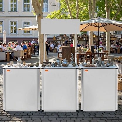 Podium pop-up înalt cu logo inclus, 78,5 × 38 × 181,5 cm