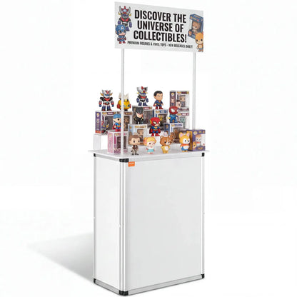 Podium pop-up înalt cu logo inclus, 78,5 × 38 × 181,5 cm
