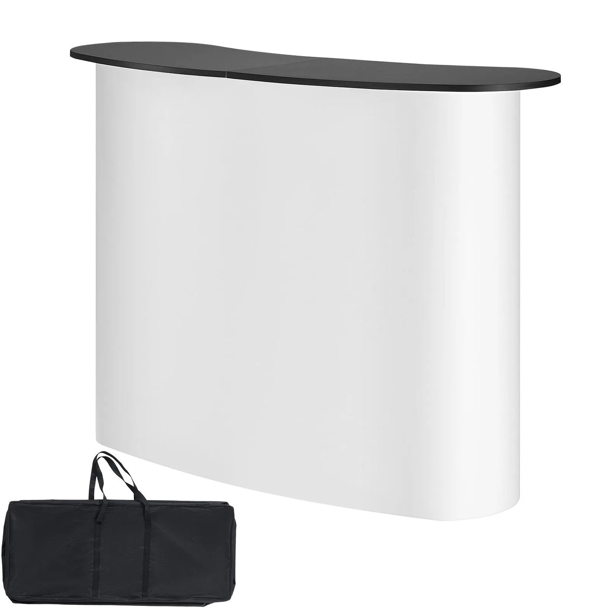 Podium pop-up pentru expoziții cu logo inclus, 130 × 46,5 × 95 cm