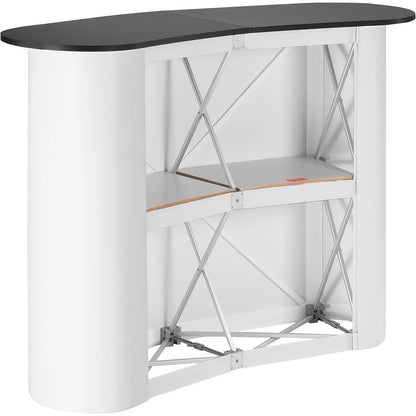 Podium pop-up pentru expoziții cu logo inclus, 130 × 46,5 × 95 cm