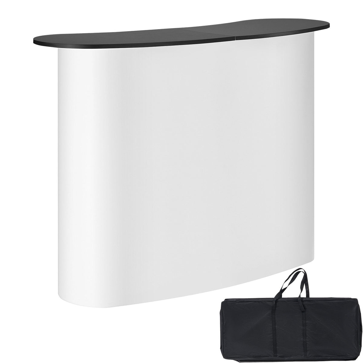 Podium pop-up pentru expoziții cu logo inclus, 130 × 46,5 × 95 cm