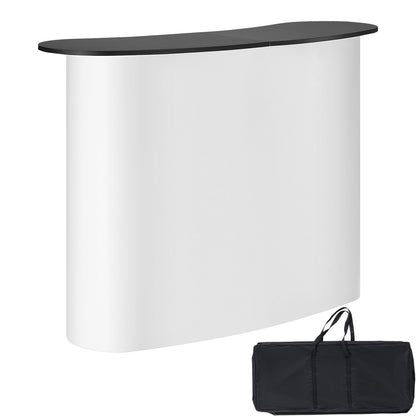 Podium pop-up pentru expoziții cu logo inclus, 130 × 46,5 × 95 cm
