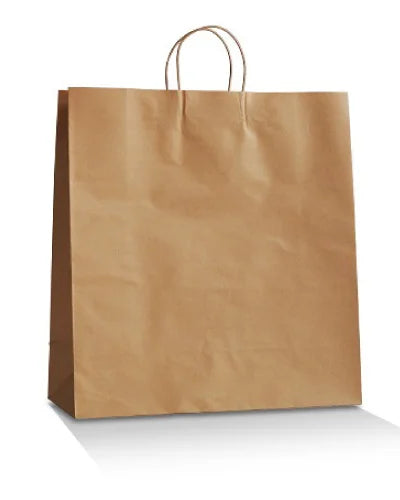 Sacosa Kraft Personalizata 1 Fata 28 cm x 17 cm x 25 cm l 3 lei / buc