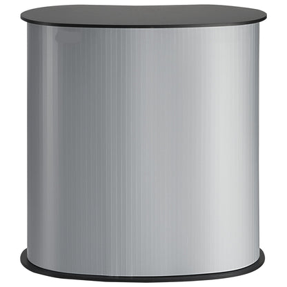 Tejghea pop-up portabilă cu logo inclus, 90 × 49 × 94 cm
