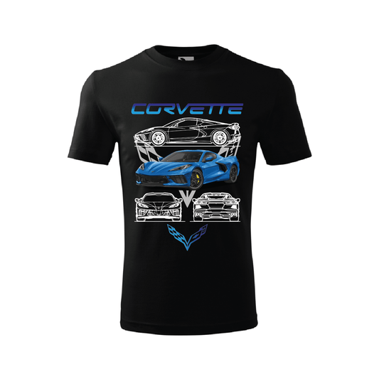 Tricou Corvette de Curse