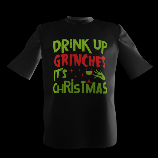 Tricou Craciun Drink UP Grinch - RXS DESIGN