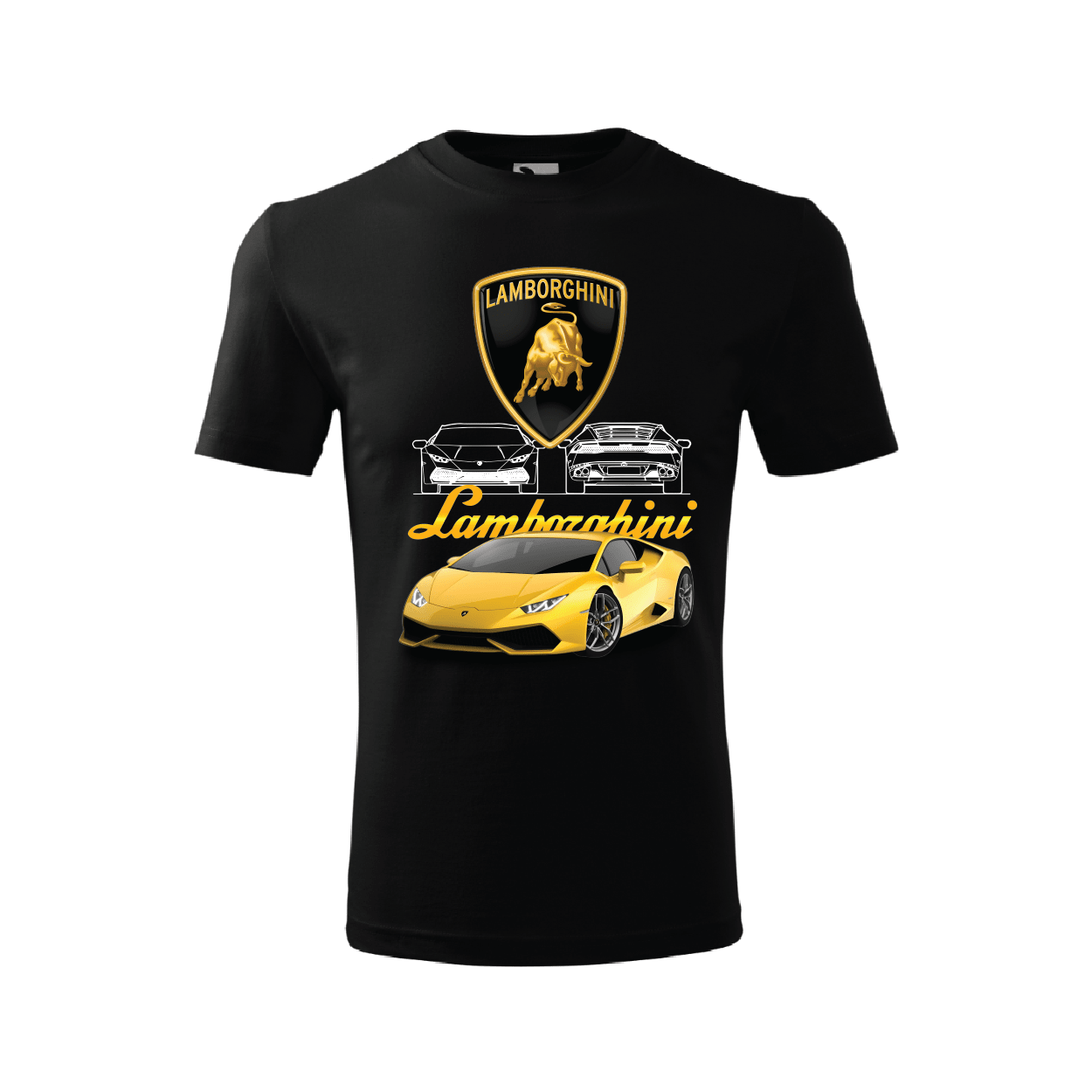 Tricou Lamborghini Huracan Galben