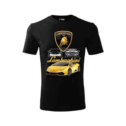 Tricou Lamborghini Huracan Galben