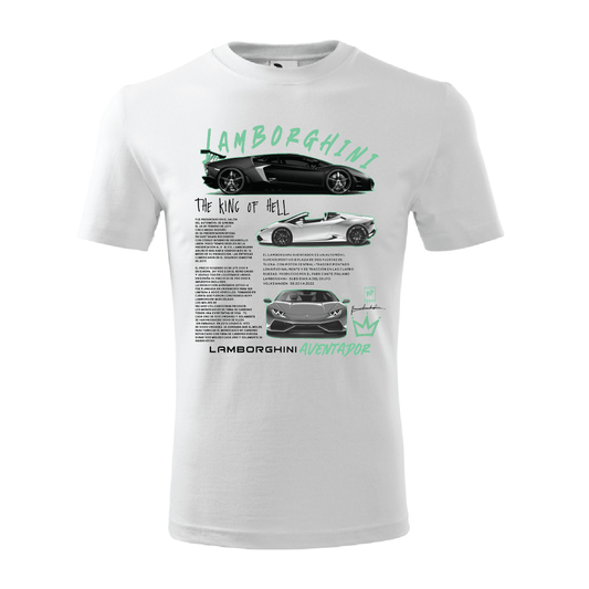 Tricou Lamborghini King of Hell Huracan