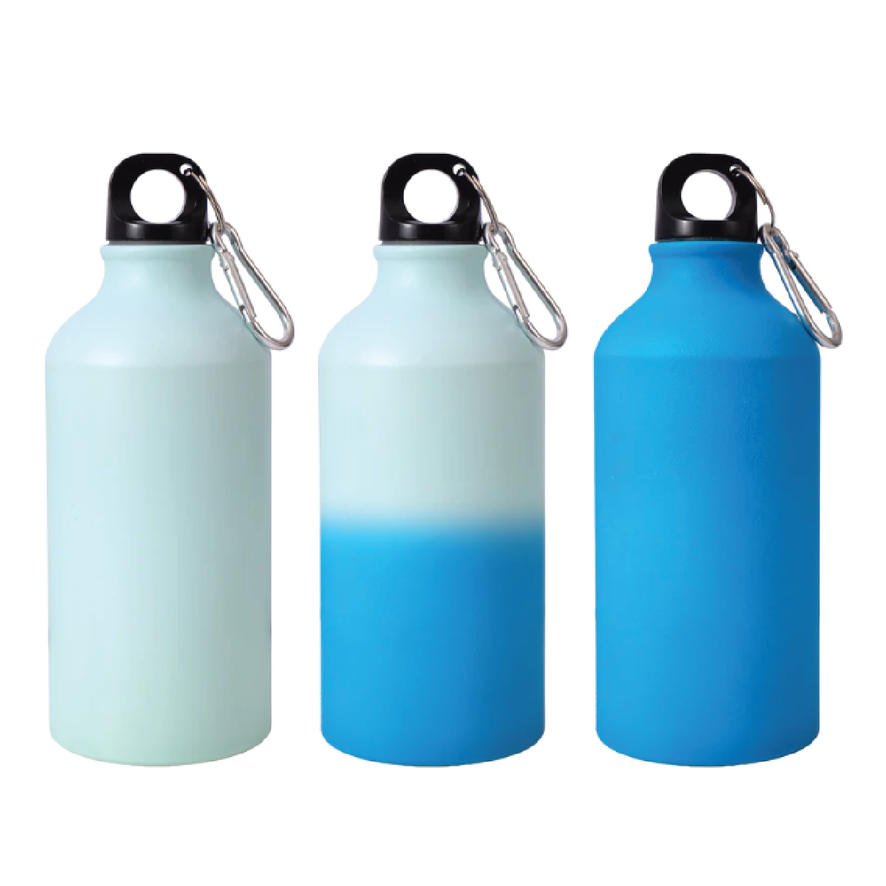 bidon sport termo albastru deschis