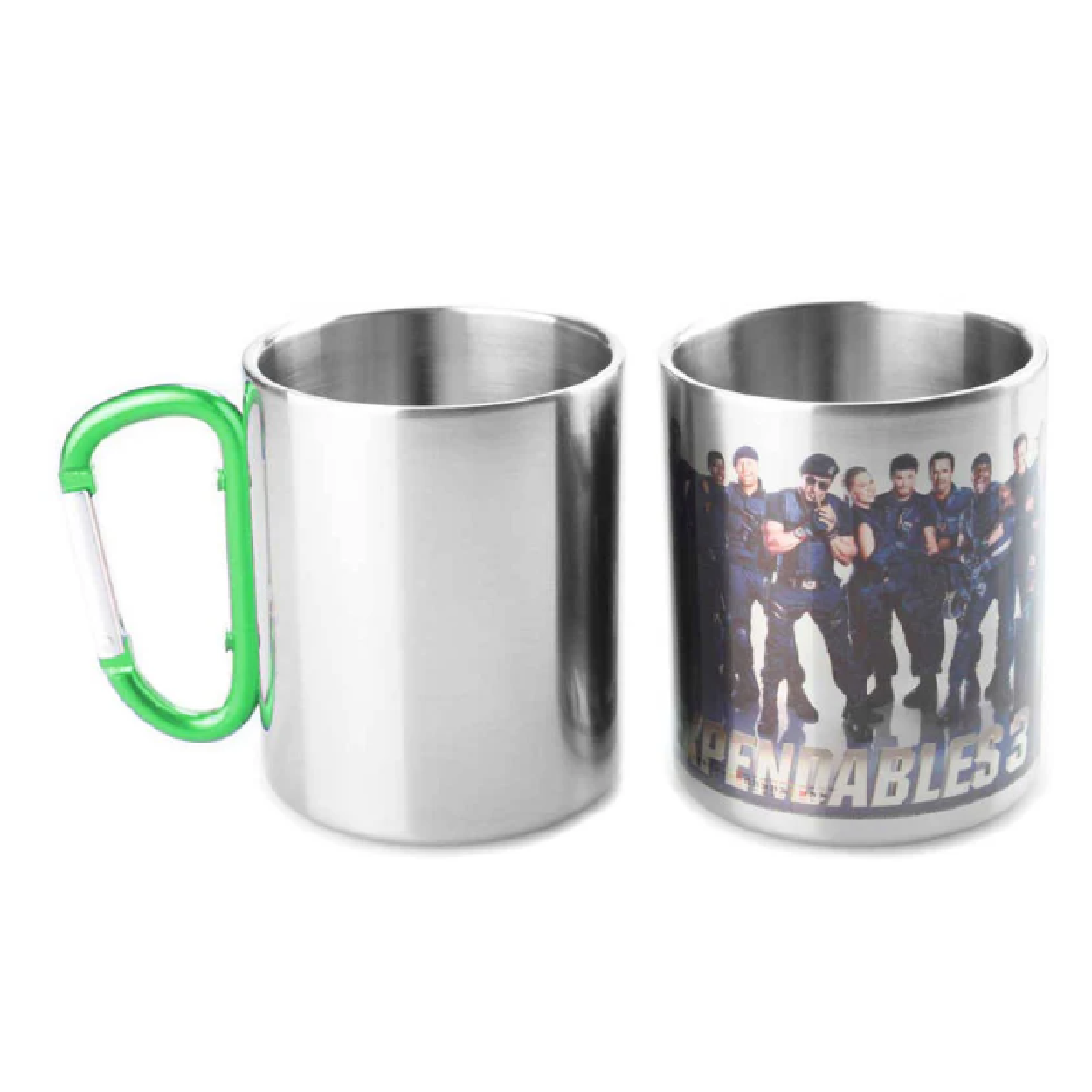 cana inox personalizabila verde model