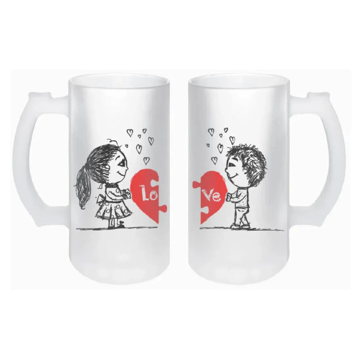 SET 2 HALBE DIN STICLA SABLATA - RXS DESIGN
