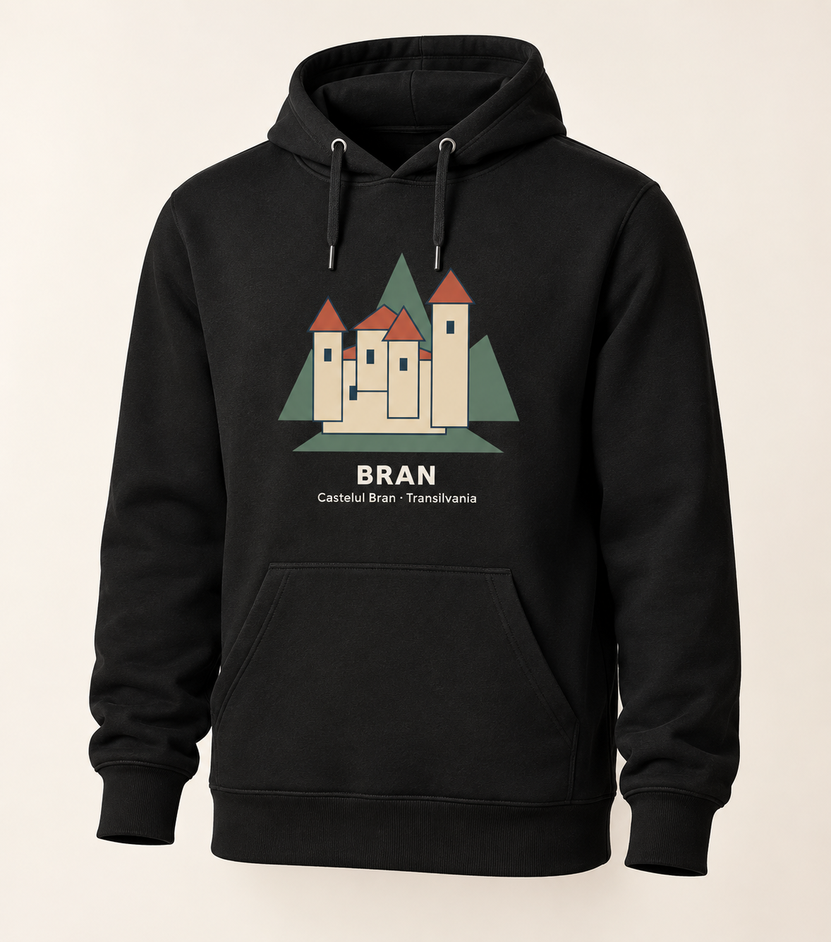 Hanorac suvenir Brașov și Castelul Bran — 3 designuri — Castelul Bran · Transilvania