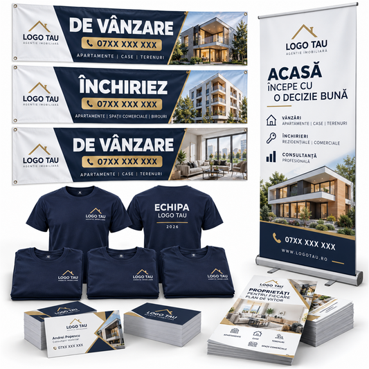 Pachet agenție imobiliară – exemplu de personalizare