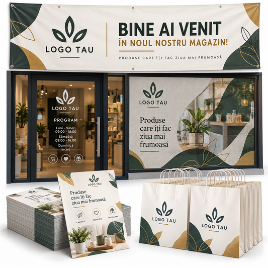 Pachet magazin nou – exemplu de personalizare