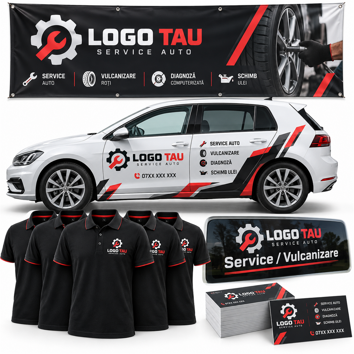 Pachet service auto – exemplu de personalizare