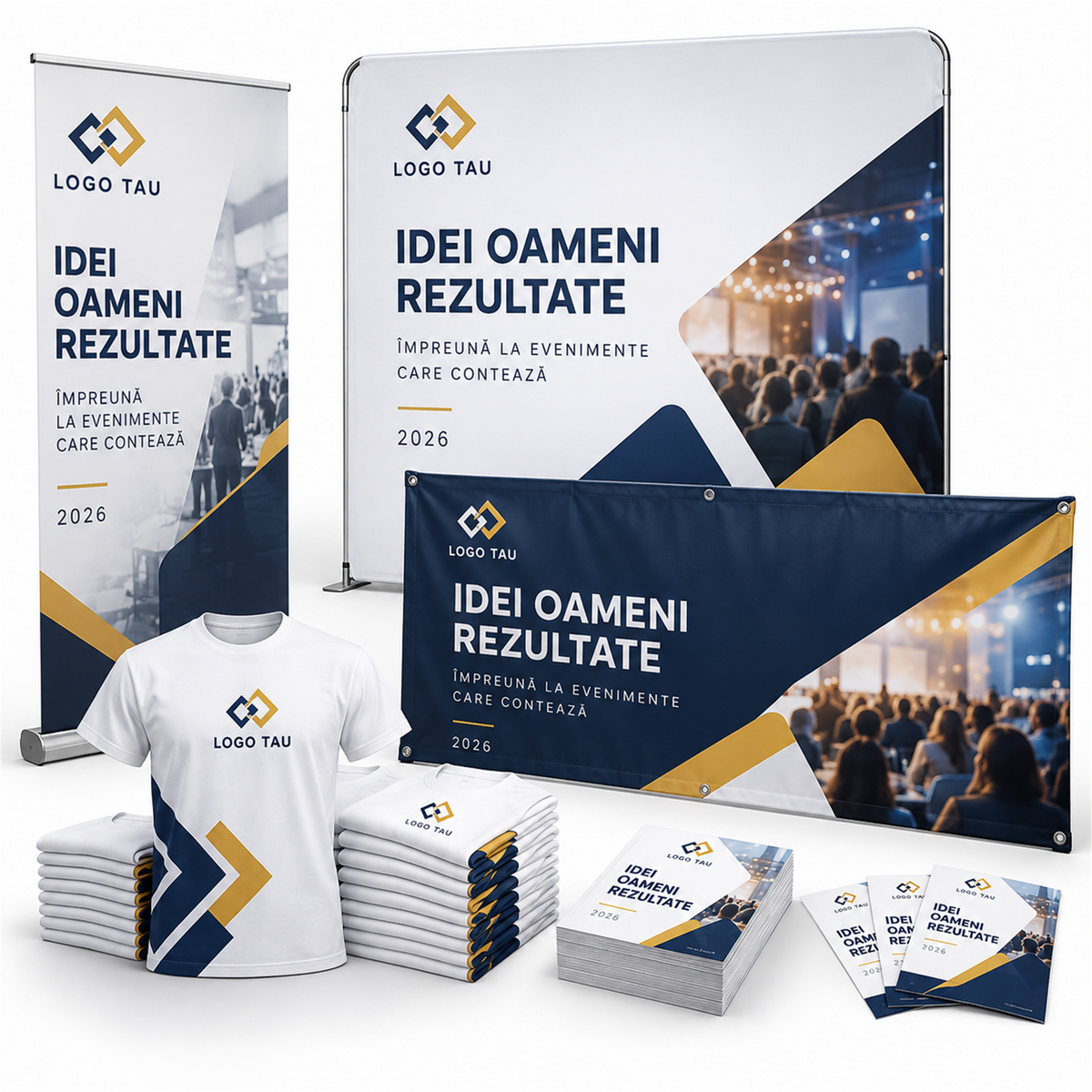 Pachet stand de târg – exemplu de personalizare