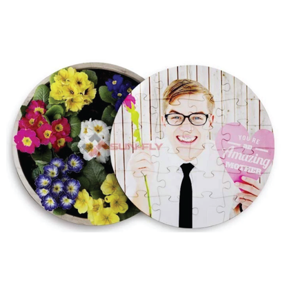 puzzle rotund personalizat