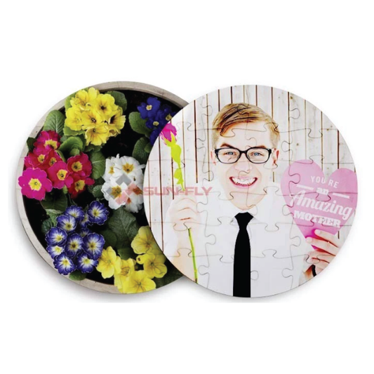 puzzle rotund personalizat