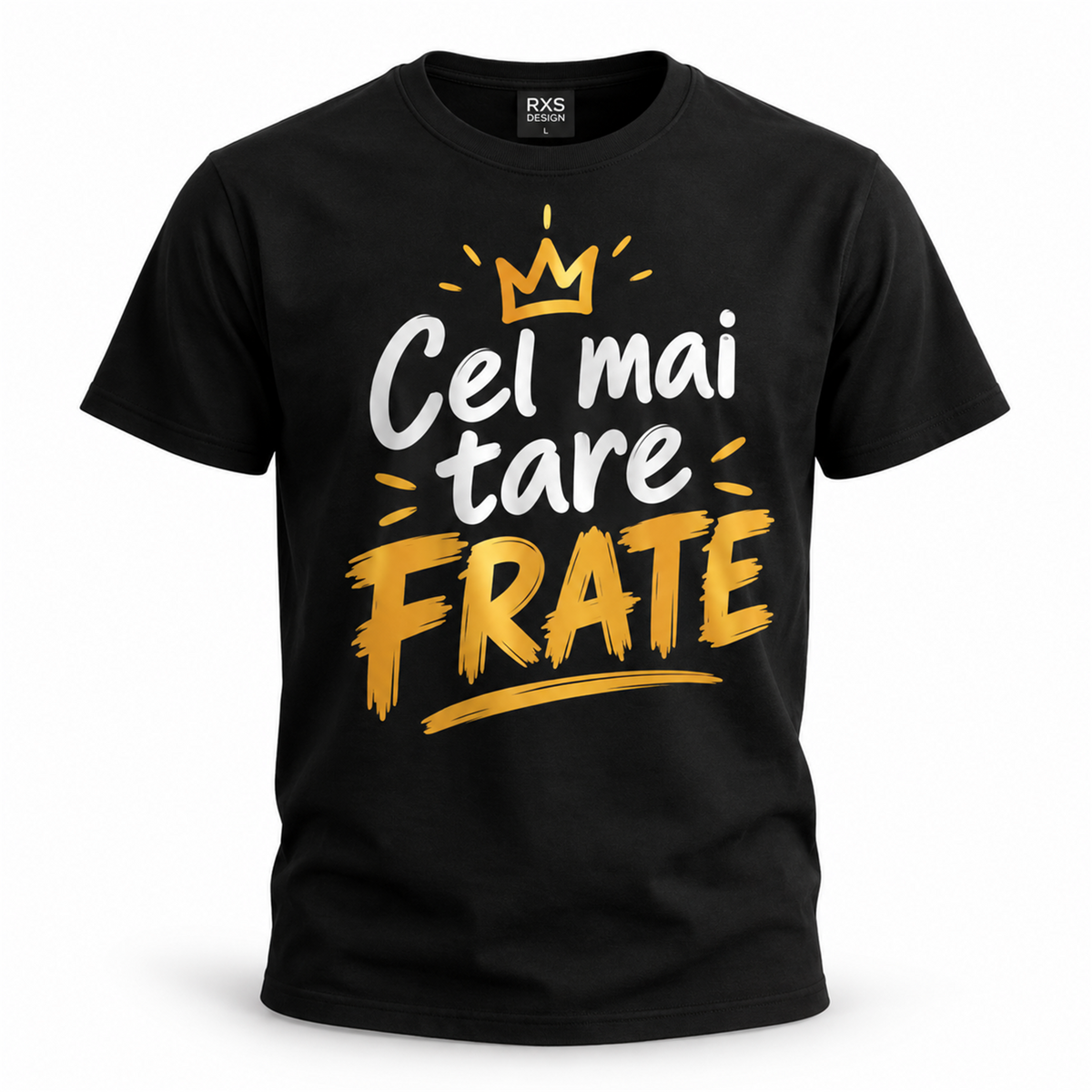 Tricou „Cel mai tare frate” – exemplu de personalizare