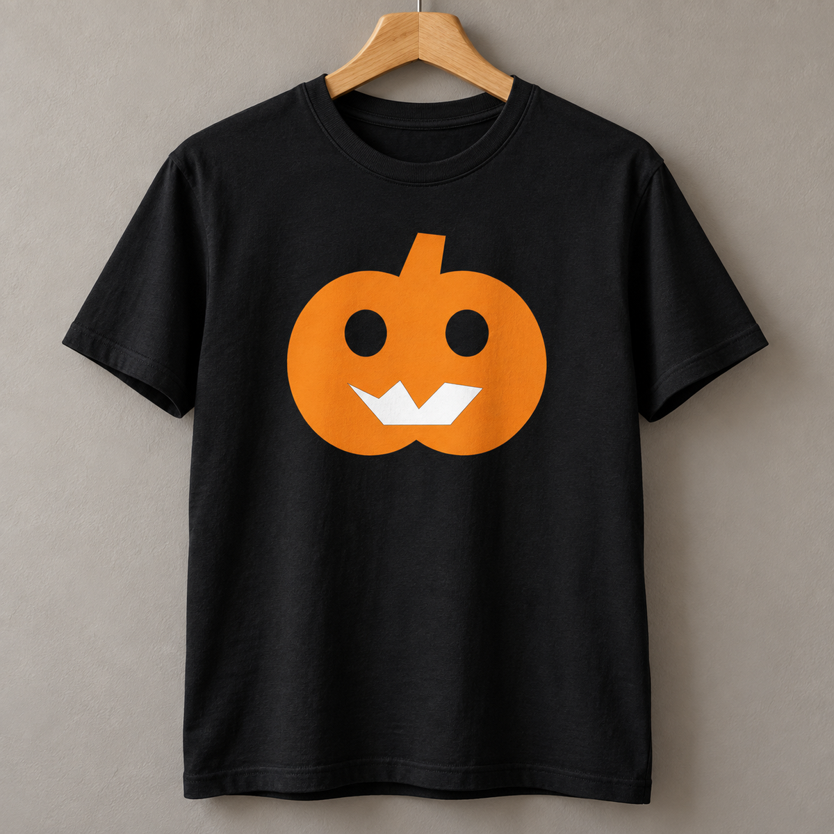 Tricou Halloween – Dovleac vesel – prezentare ilustrativă