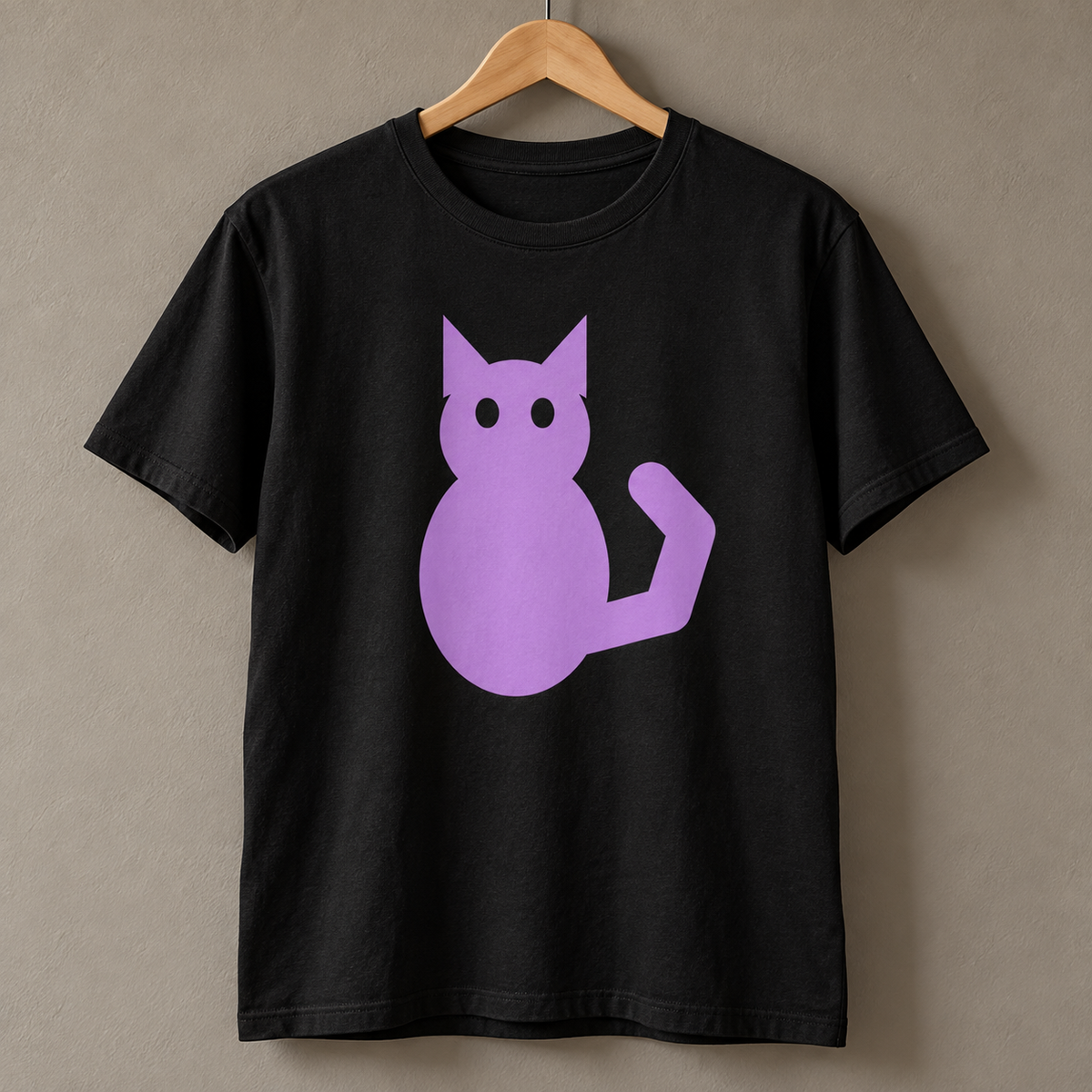 Tricou Halloween – Pisică misterioasă – prezentare ilustrativă