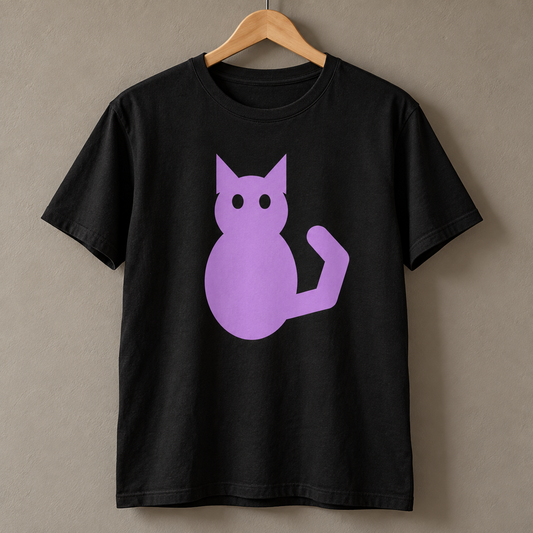 Tricou Halloween – Pisică misterioasă – prezentare ilustrativă